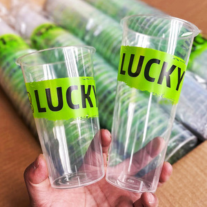Trung Quốc Nhà Máy Nguồn cung cấp dùng một lần pp tiêm <span class=keywords><strong>cup</strong></span> Takeaway nước giải khát tùy chỉnh ly nhựa với logo - Product Image 1
