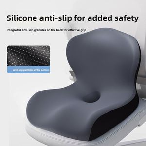 Coussin de siège en mousse à mémoire de forme pour chaise de bureau et siège de voiture, conception monobloc pour étudiants et personnes paresseuses - Product Image 4