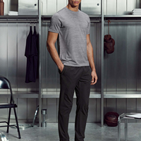 T-shirts de sport pour homme personnalisables, à séchage rapide et anti-transpiration, pour l'entraînement en extérieur, la course à pied et la gym