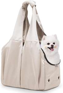 Sac de transport <span class=keywords><strong>pour</strong></span> animaux de compagnie souple et portable, sac à main respirant en maille <span class=keywords><strong>pour</strong></span> <span class=keywords><strong>chien</strong></span> avec 4 grandes poches <span class=keywords><strong>pour</strong></span> les voyages en plein air - Product Image 6