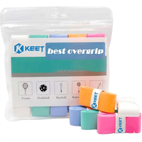 KEET AF75D Overgrip en PU absorbant la transpiration et antidérapant pour raquettes de badminton, de tennis et de pickleball - Durable et léger