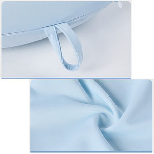 Oreiller de Voyage 100% Pure Mousse à Mémoire de Forme Essentiel pour Avion Voiture Bureau Sieste Camping Logo Personnalisable Matière Coton - Product Image 3