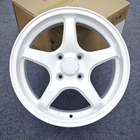 Jantes X-RIMS Smart White Motorsport Nouveau design 16x7 4x100 Jantes en alliage d'aluminium de 16 pouces avec 40mm ET et 100mm PCD