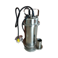 Pompe à eau électrique centrifuge multifonctionnelle de 0,5 CV pour le traitement des eaux usées, avec acier inoxydable pour le rejet des eaux usées