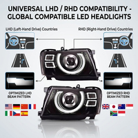 YU GUANG pour Nissan Patrol Y61 Phares 2005-2021 Accessoires Auto Projecteurs Avant Amélioration Lampe LED Plug and Play