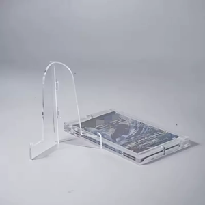 Supporti per Esposizione di Carte in Acrilico Trasparente PS, Spessore 2mm, Porta-Cartelli Semi-Rigido per Vetrine - Product Image 6