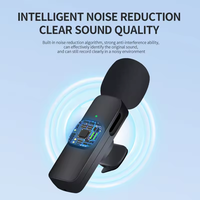 Produits tendance Microphone sans fil professionnel K8 réduction intelligente du bruit Mini Microphone sans fil son clair personnaliser