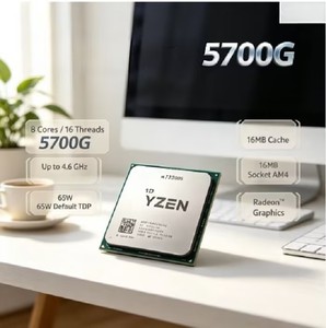 ซีพียู AMD R7 5700G ขายดี 8 คอร์ 16 เธรด 3.8GHz แคช L3 16MB อะไหล่คอมพิวเตอร์ - Product Image 1