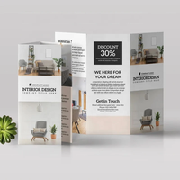 Brochure personnalisée Premium Impression Flyer Brochures Livret Dépliant Affiche pour les services d'impression de produits d'entreprise