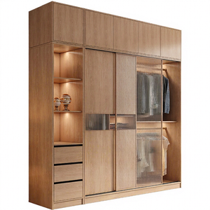 Armario de Madera Maciza Moderno y Ecológico con Puerta Corredera, Precio Competitivo, Calidad Superior, Gran Venta - Product Image 1