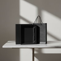 Carnet à feuilles mobiles A5 en cuir/PU avec logo personnalisé, boîte cadeau détachable avec logo imprimable, papeterie de bureau, ensemble promotionnel pour entreprises