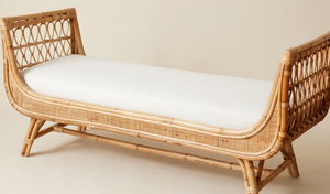 Handmade Traditional Tufted Inflatable Rattan <b>Sofa</b> <b>Bed</b> with Cooling Feature Fabric Upholstery for Apartment and Hospital Use - Product Image 5