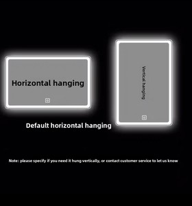 Phong Cách Châu Âu Thông Minh Bluetooth LED Phòng Tắm Gương Hình Chữ Nhật Treo Tường Chiếu Sáng Gương Chống Sương Mù Tính Năng Kim Loại Khung Nhà Vệ Sinh - Product Image 6
