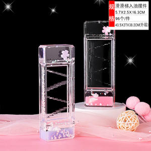 Ornement de <span class=keywords><strong>sablier</strong></span> <span class=keywords><strong>liquide</strong></span> de dessin animé moderne Remplissage de goutte d'<span class=keywords><strong>huile</strong></span> acrylique transparent Cadeau créatif pour le soulagement du stress - Product Image 6