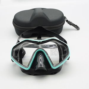Diving Mask Tempered Glass Anti Fog Two Windows For Adults Snorkeling Diving Goggles - Product Image 1