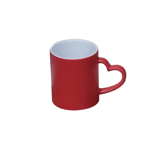 Hình Dạng Độc Đáo Chất Lượng Tốt Nhất Thăng Hoa Biểu Tượng Tùy Chỉnh In 11Oz Đơn Giản Trắng Ly Cà Phê Gốm Cốc Cốc Với Hình Trái Tim Xử Lý - Product Image 4