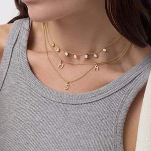 Collier Pendentif Tendance en Acier Inoxydable avec Zircon, Chaîne Élégante pour Femme, Bijou de Soirée, Motif Fleur Géométrique, Sertissage Pavé TN3486 - Product Image 3