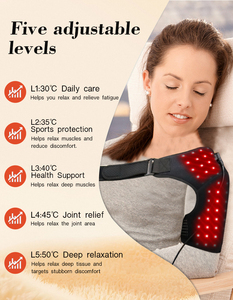 RedThera 660nm 850nm Near <strong>Infrared</strong> Red Light Therapy Shoulder Wrap For Shoulder Pain Relief