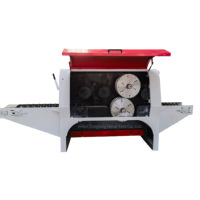 Scie à panneaux horizontale économique et efficace, modèle 50, à moteur 380V, pour la découpe de métaux et le sciage de bois rond multi-lames