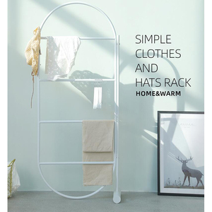 رف معاطف ملابس حديث من الفولاذ المقاوم للصدأ بتصميم عمودي للمنزل لغرفة النوم وغرفة المعيشة والحمام على الطراز الغربي للفنادق - Product Image 2