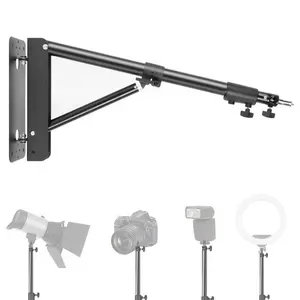 barber wall mount bracket triangle boom arm for photography ring light 137cm 180cm strong camera tripod stand