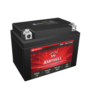 Batterie de moto au lithium AMPXELL 12V 30Wh CA150, batterie de moto pour AMX12-25FQ 12V 30Wh CA150 au lithium - Product Image 5