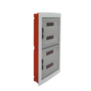 A2ZWORLD 72-pannello di controllo a filo del modulo, 9016 al latte bianco, 465x855x95mm, IP40, ideale per impianti elettrici- - Product Image 1