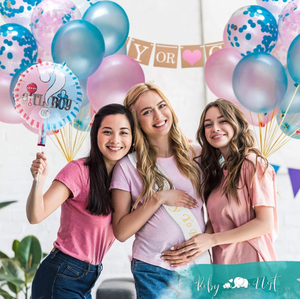 Vrise género revelan globo fiesta 36 pulgadas género revelan chico o chica Banner confeti <span class=keywords><strong>de</strong></span> papel <span class=keywords><strong>de</strong></span> aluminio - Product Image 5