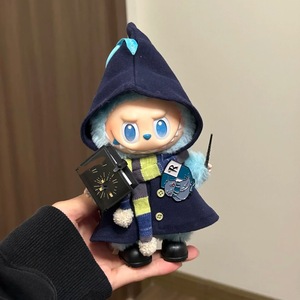 A <strong>Small</strong> Elf Bubu <strong>Doll</strong> with a Colorful Cloak, a Two-generation Vinyl Figurine, a Sitting Party Outfit Set. - Product Image 1