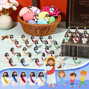 Mini figurines de Jésus, jouets de Pâques Jésus t'aime, petites figurines de Jésus en vrac - Product Image 5