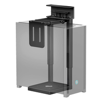 Support mural robuste en métal pour boîtier PC, réglable pour la maison, le bureau et la cuisine