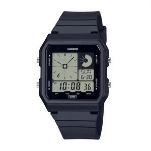 Para la colección Casio Mod. Reloj LED Solar Negro POP con Correa de Resina, Resistente al Agua y con Alarma - Product Image 2