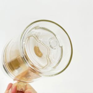 Gobelet en verre à double paroi pré-percé 32oz 40oz, style boule à neige - Product Image 4