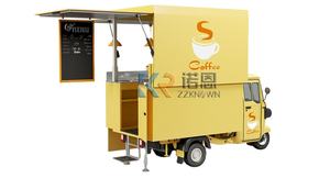 Electric Street <b>Food</b> Truck Coffee Vending Kiosk Mobile Espresso Coffee Ice Cream Cart Snack Catering Trailer <b>Mini</b> Truck - Product Image 4