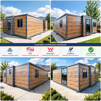 Casa Modular Expandible de 40 Pies, 4 Dormitorios, Plegable, Móvil y Personalizada, con Certificación de Incendio según Normas AU AS NZS 1530.3