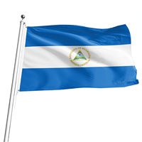Drapeau de Tuvalu 90x150cm en polyester 100D, drapeau national double face, bannière décorative d'extérieur, vente en gros personnalisée, Océanien