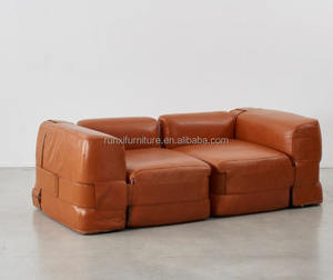 Bolso suave de diseño simple nórdico, sofá de sala de estar perezoso de cuero, sillón creativo 932 MB1 QUARTET - Product Image 6