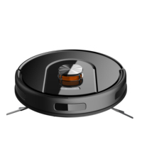 Robot Aspirateur Intelligent avec Station de Vidange Automatique, Nettoyage des Sols, Aspiration Puissante 5000Pa, Navigation Laser, Contrôle par Application - Balayage et Lavage