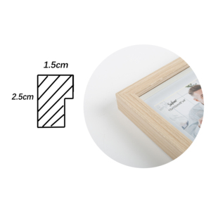 Sofine Family Memorial Decoración Caja de sombra de madera Pantalla de fotos de 4x6 pulgadas Marco de imagen cuadrado profundo - Product Image 6