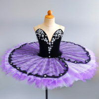 Jupe de ballet pour adulte, jupe bouffante professionnelle, nouveau costume de danse, polyester, jupe tutu haut de gamme