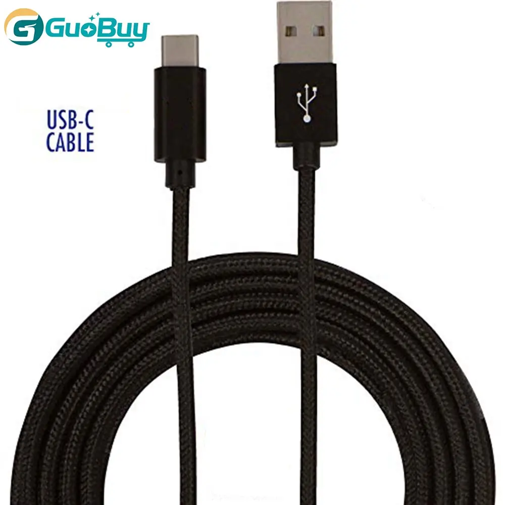 3A Type C Fast Charger Adapter Charging Cable Nylon Braided USB C Bulk Data Cable for Android Phones