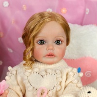 Lifereborn haute qualité belle bébé Reborn poupées enfant en bas âge fille amélioré peinture faciale Silicone Reborn bébé poupées