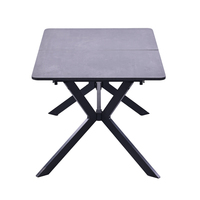 Échantillon Gratuit - Table de Salle à Manger Rectangulaire Extensible de Luxe Moderne Scandinave en MDF pour 8 Personnes, Meuble de Cuisine en provenance de Chine