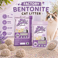 Sable sanitaire écologique de haute qualité pour chats, litière à bentonite, forte absorption, 99 % sans poussière, faible dispersion pour les foyers multi-chats