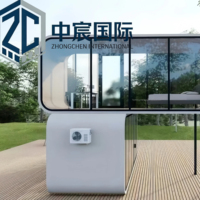 Maison capsule résistante à la corrosion Zhongchen avec une longue durée de vie, maison modulaire durable pour les régions côtières et les stations balnéaires