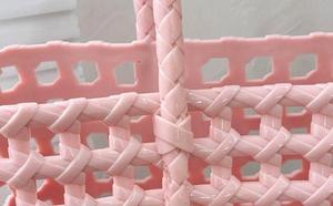 Sacs à main en PVC tissé tendance, sacs fourre-tout en PVC pour femmes, sacs fourre-tout imperméables pour les voyages en plein air, la plage, les courses - Product Image 2