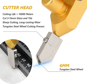 2-في-1 أداة قطع يدوية 6 ، بلاط ومرآة من فولاذ التنغستن ، كماشة كسر ، كماشة دعم ODM - Product Image 3