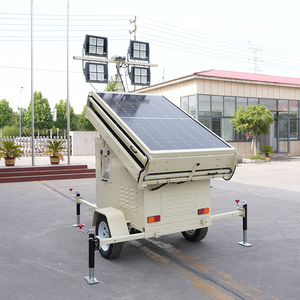 Năng lượng mặt trời hệ thống năng lượng LED năng lượng mặt trời di động ánh sáng tháp giá thấp LED chiếu sáng Trailer cho bán - Product Image 2