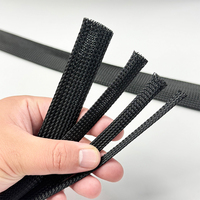 Kit d'assortiment de gaines de câbles tressées en PET extensibles multi-tailles Gacent pour la gestion universelle des fils