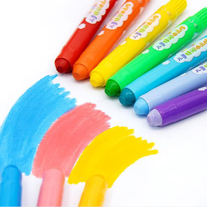 Scatola colorata 12 pezzi <span class=keywords><strong>pastello</strong></span> <span class=keywords><strong>a</strong></span> olio pastelli di seta strumento di pittura per studenti lavabile Non tossico <span class=keywords><strong>pastello</strong></span> evidenziatore per bambini giocattoli da disegno - Product Image 6